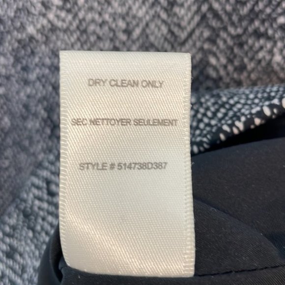 Rebecca Taylor Techy Herringbone Double-Layer Dress Size 0 - Picture 11 of 11